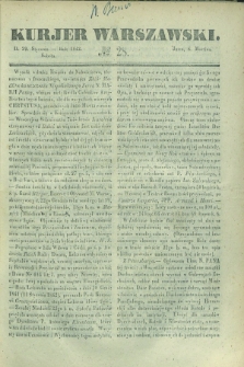 Kurjer Warszawski. 1842, № 28 (29 stycznia)