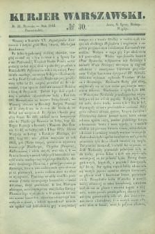 Kurjer Warszawski. 1842, № 30 (31 stycznia)