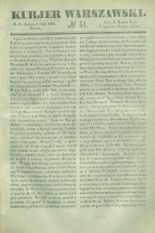 Kurjer Warszawski. 1842, № 51 (22 lutego)