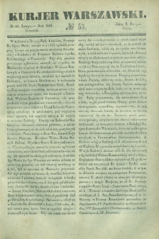Kurjer Warszawski. 1842, № 53 (24 lutego)