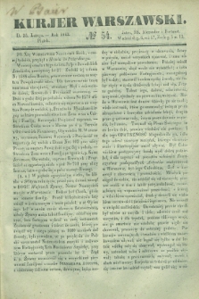 Kurjer Warszawski. 1842, № 54 (25 lutego)