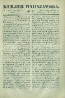 Kurjer Warszawski. 1842, № 63 (6 marca)