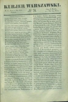 Kurjer Warszawski. 1842, № 70 (13 marca)