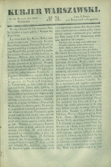 Kurjer Warszawski. 1842, № 71 (14 marca)