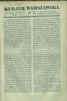 Kurjer Warszawski. 1842, № 72 (15 marca)