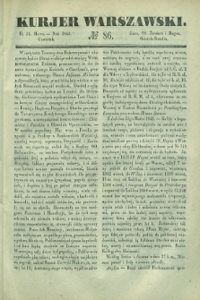 Kurjer Warszawski. 1842, № 86 (31 marca)