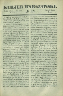 Kurjer Warszawski. 1842, № 109 (24 kwietnia)