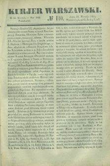 Kurjer Warszawski. 1842, № 110 (25 kwietnia)