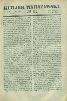 Kurjer Warszawski. 1842, № 123 (12 maja)