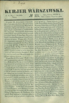 Kurjer Warszawski. 1842, № 125 (14 maja)