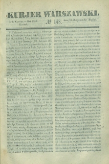 Kurjer Warszawski. 1842, № 148 (9 czerwca)