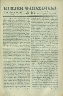 Kurjer Warszawski. 1842, № 163 (24 czerwca)