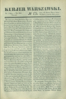 Kurjer Warszawski. 1842, № 175 (7 lipca)
