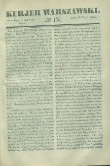 Kurjer Warszawski. 1842, № 176 (8 lipca)