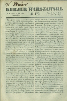 Kurjer Warszawski. 1842, № 179 (11 lipca)