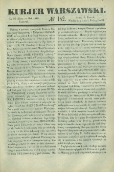 Kurjer Warszawski. 1842, № 182 (14 lipca)