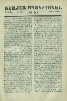 Kurjer Warszawski. 1842, № 188 (20 lipca)