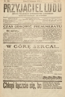 Przyjaciel Ludu : organ Polskiego Stronnictwa Ludowego. 1913 , nr 46