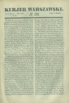 Kurjer Warszawski. 1842, № 202 (3 sierpnia)