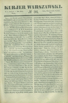Kurjer Warszawski. 1842, № 204 (5 sierpnia)