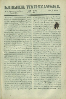 Kurjer Warszawski. 1842, № 207 (8 sierpnia)