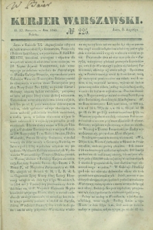 Kurjer Warszawski. 1842, № 225 (27 sierpnia)