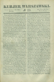 Kurjer Warszawski. 1842, № 226 (28 sierpnia)