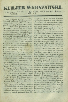 Kurjer Warszawski. 1842, № 227 (29 sierpnia)