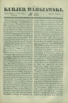 Kurjer Warszawski. 1842, № 233 (4 września)