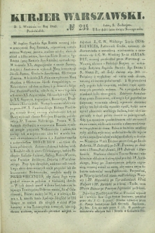 Kurjer Warszawski. 1842, № 234 (5 września)