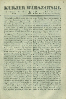 Kurjer Warszawski. 1842, № 237 (9 września)