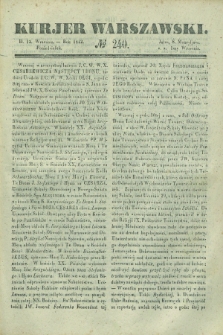 Kurjer Warszawski. 1842, № 240 (12 września)