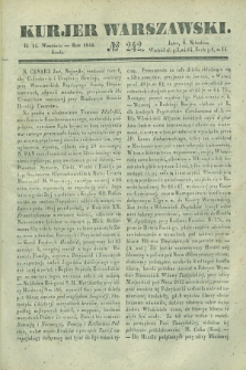 Kurjer Warszawski. 1842, № 242 (14 września)