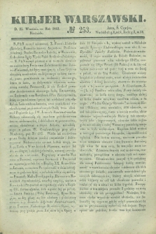 Kurjer Warszawski. 1842, № 253 (25 września)