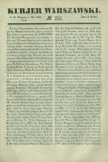 Kurjer Warszawski. 1842, № 256 (28 września)