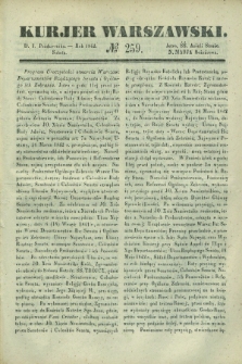 Kurjer Warszawski. 1842, № 259 (1 października)