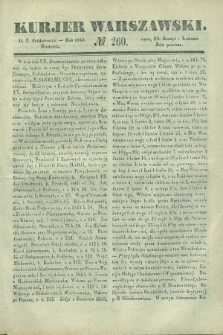Kurjer Warszawski. 1842, № 260 (2 października)