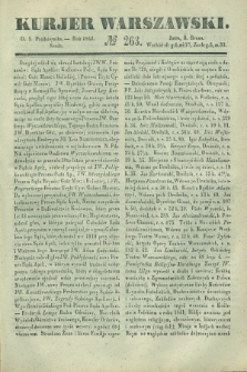 Kurjer Warszawski. 1842, № 263 (5 października)