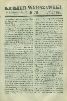 Kurjer Warszawski. 1842, № 270 (12 października)