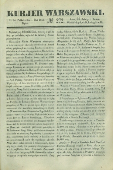 Kurjer Warszawski. 1842, № 272 (14 października)