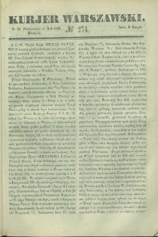 Kurjer Warszawski. 1842, № 274 (16 października)