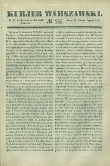 Kurjer Warszawski. 1842, № 285 (27 października)