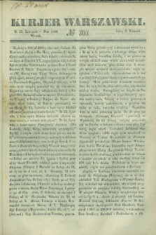 Kurjer Warszawski. 1842, № 303 (15 listopada)