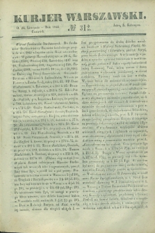 Kurjer Warszawski. 1842, № 312 (24 listopada)