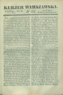 Kurjer Warszawski. 1842, № 313 (25 listopada)