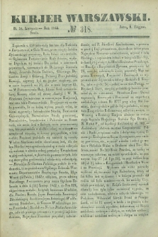 Kurjer Warszawski. 1842, № 318 (30 listopada)