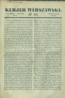 Kurjer Warszawski. 1842, № 324 (6 grudnia)