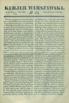 Kurjer Warszawski. 1842, № 331 (14 grudnia)