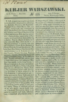 Kurjer Warszawski. 1842, № 334 (17 grudnia)