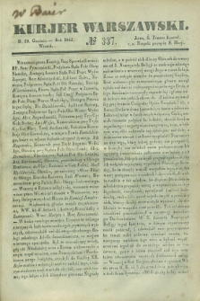 Kurjer Warszawski. 1842, № 337 (20 grudnia)